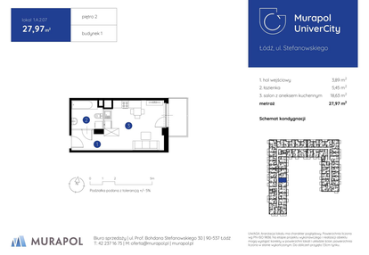 Mieszkanie w inwestycji: Murapol UniverCity