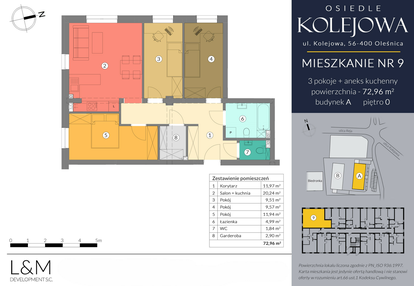 Mieszkanie w inwestycji: Osiedle Kolejowa