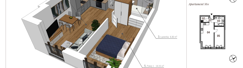 Mieszkanie w inwestycji: Przy Parku etap II