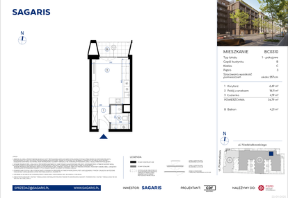 Mieszkanie w inwestycji: Niedziałkowskiego Park