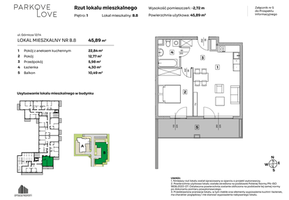 Mieszkanie w inwestycji: Parkove Love