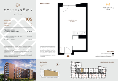 Mieszkanie w inwestycji: Cystersów 19 - lokale inwestycyjne