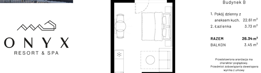 Mieszkanie w inwestycji: Onyx Resort & Spa