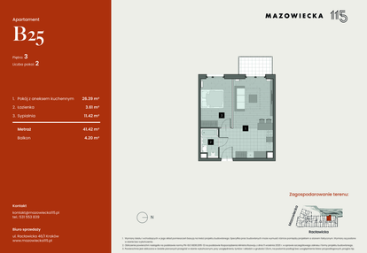 Mieszkanie w inwestycji: Mazowiecka 115