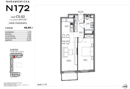 Mieszkanie w inwestycji: Naramowicka 172