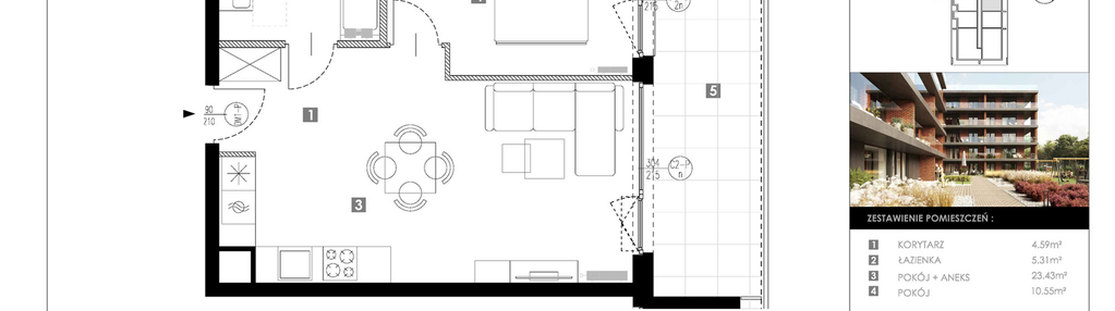 Mieszkanie w inwestycji: Kazimierza Wielkiego 42A etap II