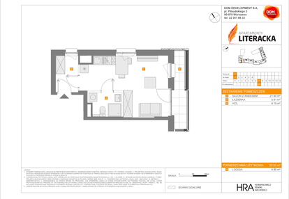 Mieszkanie w inwestycji: Apartamenty Literacka etap 2.3
