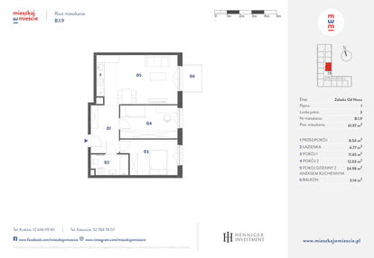Mieszkanie w inwestycji: Mieszkaj w Mieście - Załęska od Nowa