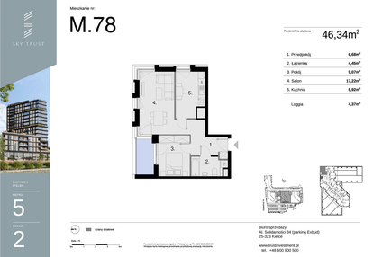 Mieszkanie w inwestycji: Sky Trust etap II