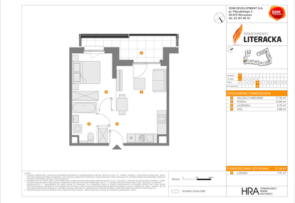 Mieszkanie w inwestycji: Apartamenty Literacka etap 2.3