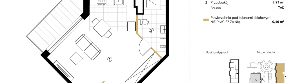 Mieszkanie w inwestycji: Hallera 140