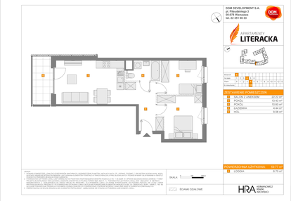 Mieszkanie w inwestycji: Apartamenty Literacka etap 2.2