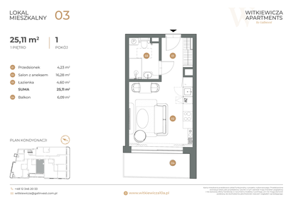 Mieszkanie w inwestycji: Witkiewicza Apartments