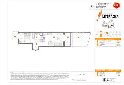 Mieszkanie w inwestycji: Apartamenty Literacka etap 2.2