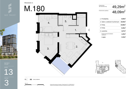 Mieszkanie w inwestycji: Sky Trust etap II