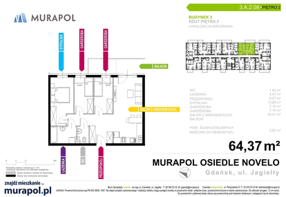 Mieszkanie w inwestycji: Murapol Osiedle Novelo