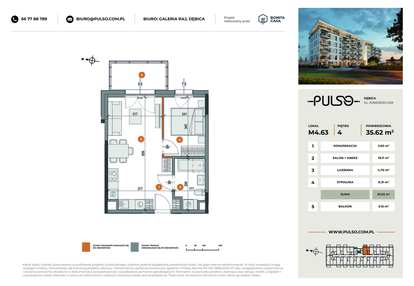 Mieszkanie w inwestycji: Pulso