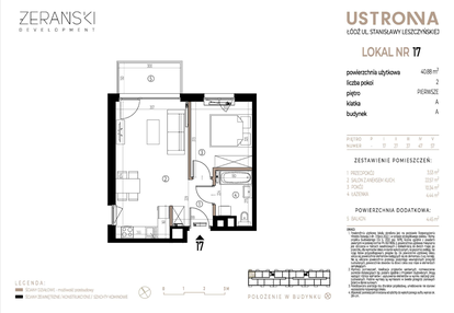 Mieszkanie w inwestycji: Ustronna