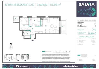 Mieszkanie w inwestycji: Osiedle Salvia