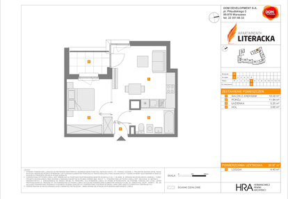 Mieszkanie w inwestycji: Apartamenty Literacka etap 2.2