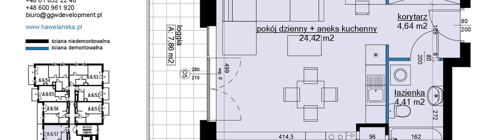 Mieszkanie w inwestycji: Osiedle Hawelańska etap III - bud. A