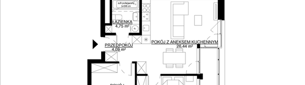 Mieszkanie w inwestycji: KrakoVska etap 2