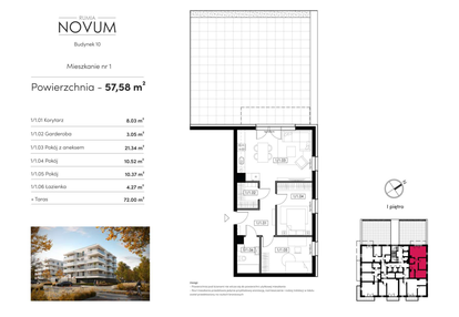 Mieszkanie w inwestycji: Novum Rumia