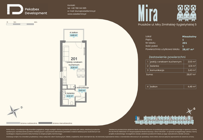 Mieszkanie w inwestycji: Mira