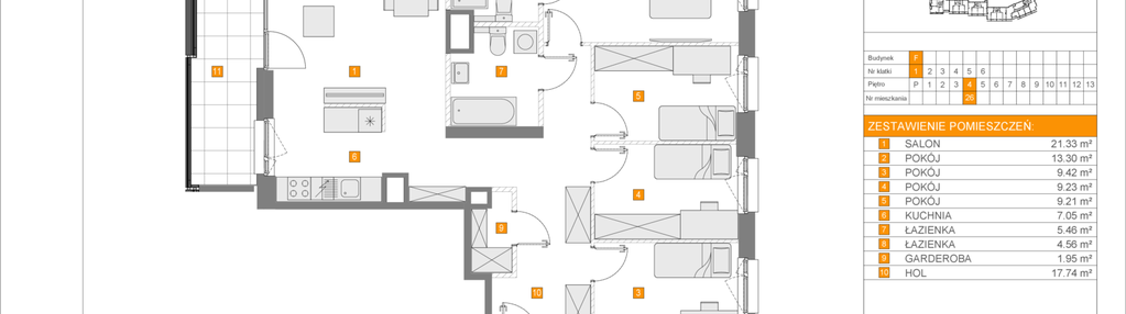 Mieszkanie w inwestycji: Apartamenty Literacka etap 2.3