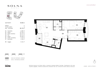 Mieszkanie w inwestycji: Solna 6