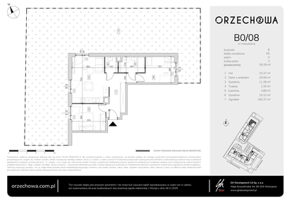 Mieszkanie w inwestycji: Orzechowa 2