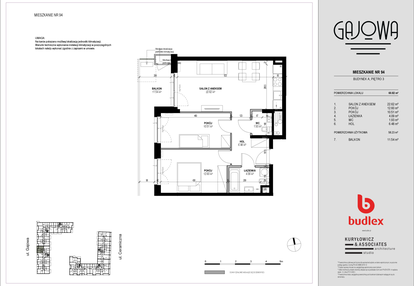 Mieszkanie w inwestycji: Gajowa bud. A