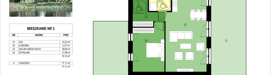 Mieszkanie w inwestycji: Panorama Kwiatkowskiego River