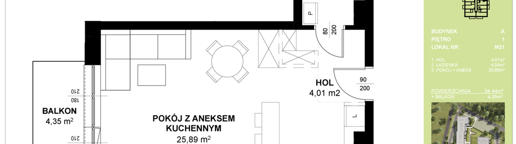 Mieszkanie w inwestycji: Triton Kampinos III