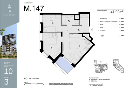 Mieszkanie w inwestycji: Sky Trust etap II