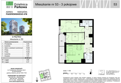 Mieszkanie w inwestycji: Dzielnica Parkowa VII