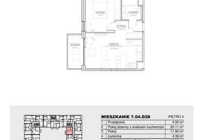 Mieszkanie w inwestycji: Ogrody Andersa II