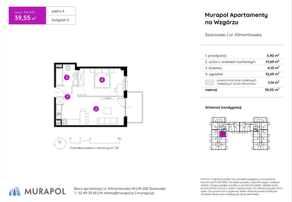 Mieszkanie w inwestycji: Murapol Apartamenty na Wzgórzu - bud. 4 i 5