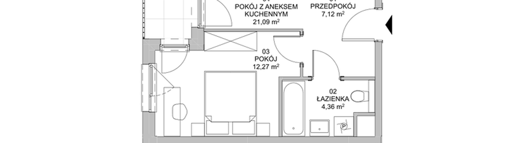 Mieszkanie w inwestycji: Francuska Park VIIIA