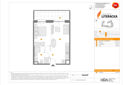Mieszkanie w inwestycji: Apartamenty Literacka etap 2.2