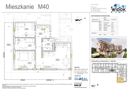 Mieszkanie w inwestycji: Apartamenty Widok Włoszczowa