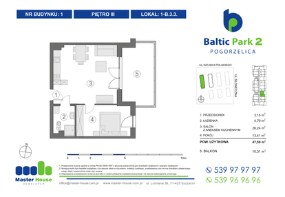 Mieszkanie w inwestycji: Baltic Park 2 Pogorzelica bud. 1 i 2