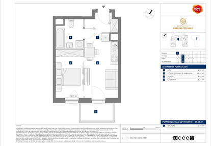 Mieszkanie w inwestycji: Apartamenty Park Matecznego Etap 1