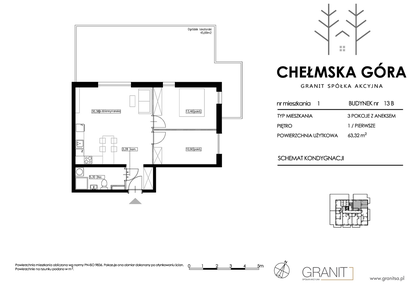 Mieszkanie w inwestycji: Chełmska Góra etap II