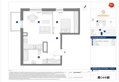 Mieszkanie w inwestycji: Apartamenty Park Matecznego Etap 1
