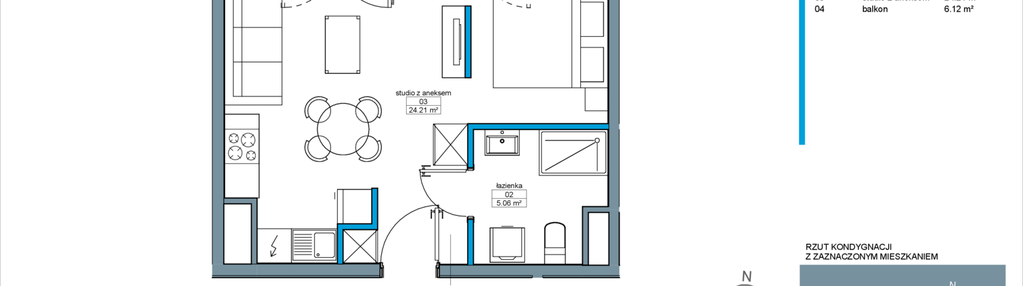 Mieszkanie w inwestycji: Rakoczego 17