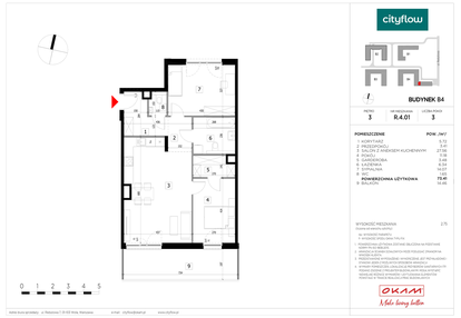 Mieszkanie w inwestycji: CityFlow etap II