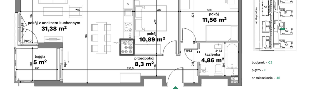Mieszkanie w inwestycji: Forma Otwarta etap C