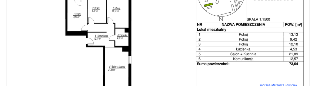 Mieszkanie w inwestycji: Jasielska 8C etap II