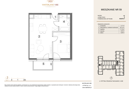 Mieszkanie w inwestycji: Waterlane Vibe